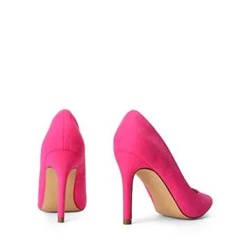 DREAM PAIRS Women's Stiletto Heel Pointed Toe Pumps