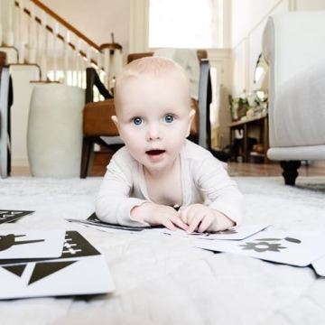 Spiggly High Contrast Baby Cards for Newborns and Infants