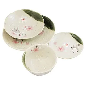 My Neighbor Totoro Cherry Blossom Plate - Studio Ghibli Gift