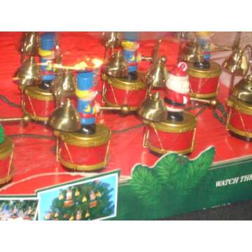 Mr. Christmas Vintage Santa's Marching Band Musical Holiday Display