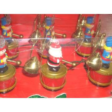 Mr. Christmas Vintage Santa's Marching Band Musical Holiday Display