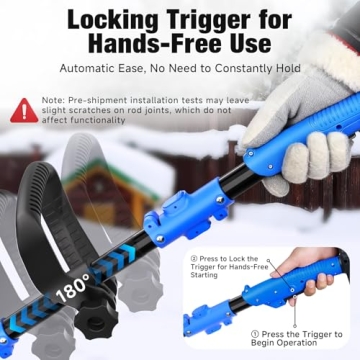 Electric Cordless Snow Shovel 24V with Battery and Charger