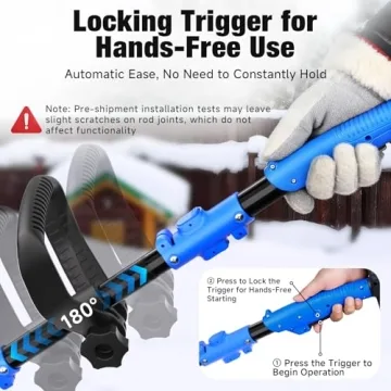 Electric Cordless Snow Shovel 24V with Battery and Charger