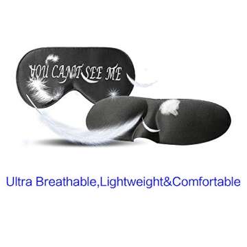 Eye Mask for Sleeping 2PC,Silk Eye Cover for Sleeping&3D Sleep Mask for Lash Extension,Pressure-Free Eye Shades for Travel,Shift Work,Naps,Night Blindfold(Black) (XI)