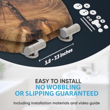 Soft Close Sanilo Toilet Seat Round with Unique Design