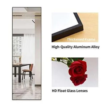 Stylish BEAUTYPEAK Full Length Mirror for Home Decor