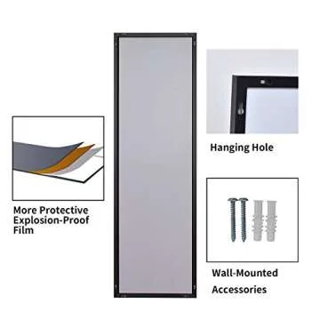 Stylish BEAUTYPEAK Full Length Mirror for Home Decor