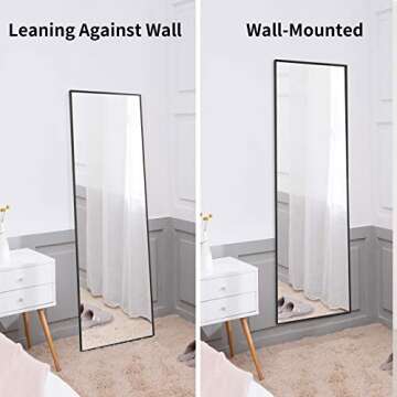 Stylish BEAUTYPEAK Full Length Mirror for Home Decor