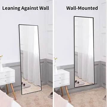 Stylish BEAUTYPEAK Full Length Mirror for Home Decor
