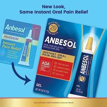 Anbesol Maximum Strength Oral Pain Relief Gel - Fast Relief