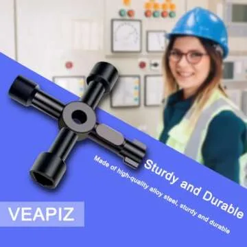 VEAPIZ 2PCS Multifunctional Water Utility Key Set