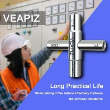 VEAPIZ 2PCS Multifunctional Water Utility Key Set