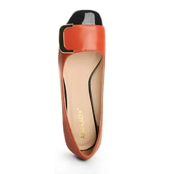 Trendy ANN CREEK Angela Orange Pump Shoes for Women