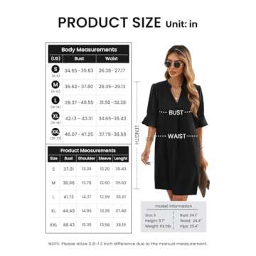 Stylish Wkior Short Sleeve Casual Dress for Women