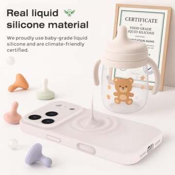 Vooii Magnetic for iPhone 17 Pro Max Case - Premium Silicone, Magsafe-Compatible