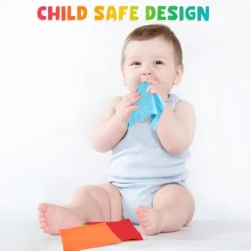 FCSONU Montessori Wooden Baby Tissue Box Toy for Infants