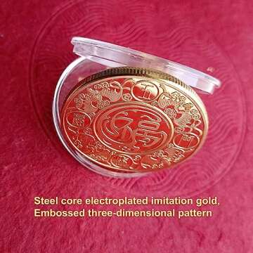 MOZART Cartoon Story Tooth Fairy Medallion Children's Tooth Changing Commemorative Gift Small Gift Golden Commemorative Coin