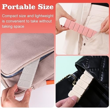 2Pack Weekly Pill Organizer for Daily Vitamin Management