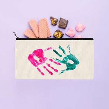 Pabues 24 Pack Canvas DIY Craft Bags for All Ages