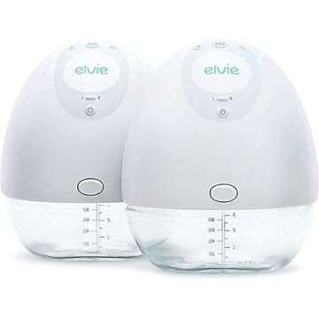 Elvie Double Pump & Breast Pump Shield (21mm) Bundle | Includes Elvie Double Silent Wearable Breast Pump w/App & Elvie Pump Breast Shield (21mm, 2-Pack)