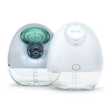 Elvie Double Pump & Breast Pump Shield (21mm) Bundle | Includes Elvie Double Silent Wearable Breast Pump w/App & Elvie Pump Breast Shield (21mm, 2-Pack)