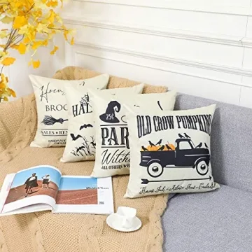 Cute PSDWETS Halloween Decorative Pillow Covers