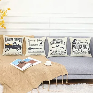Cute PSDWETS Halloween Decorative Pillow Covers
