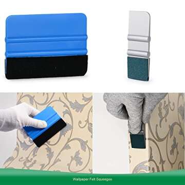 FOSHIO Wallpaper Smoothing Tool Kit for Perfect Wallpaper Application