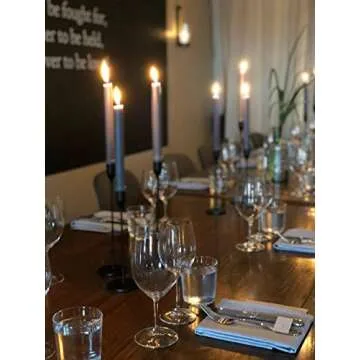 WillGail Set of 3 Matte Black Candle Holders for Taper Candles, Modern Decorative Candlestick Holder for Table, Centerpiece for Wedding, Dinning, Party, Fits Thick&Led Candles