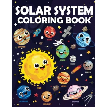 Solar System Coloring Book For Kids - Fun & Educational Planets Coloring Book