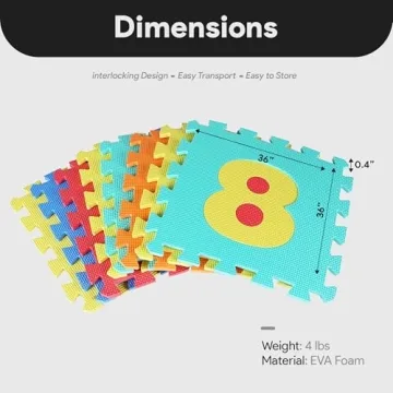 Colorful BalanceFrom Kid's Puzzle Play Mat for Learning