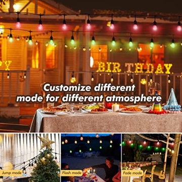 Color Changing IPStank Outdoor String Lights for Any Occasion