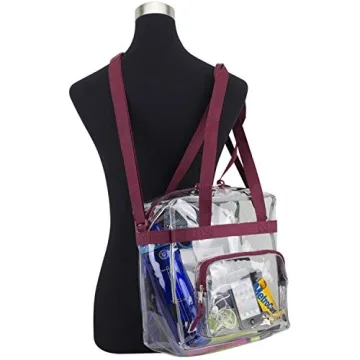 Eastsport Clear Stadium Bag with Reinforced Straps