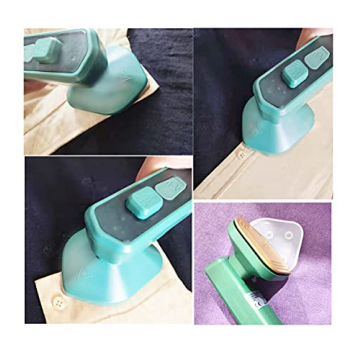 Portable Mini Steam Iron for Travel & Home - Fast Heating