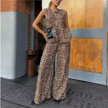 Chic SOOKABEILA Y2K 2 Piece Tie Front Set for Women