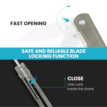 Kizer XL Feist Folding Knife 154CM Steel Blade EDC