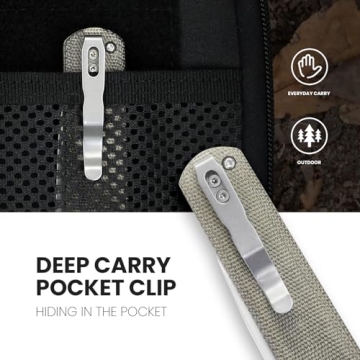 Kizer XL Feist Folding Knife 154CM Steel Blade EDC