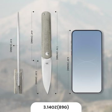 Kizer XL Feist Folding Knife 154CM Steel Blade EDC