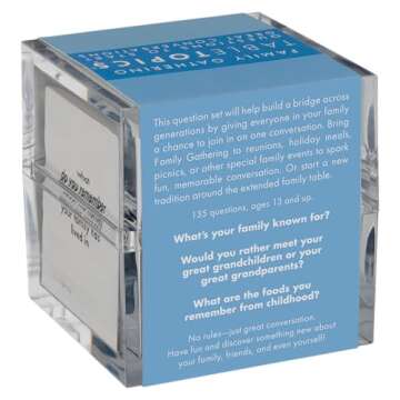 TableTopics Family Gathering - 135 Conversation Starter Question Cards for Family Parties & Reunions to Share Family Stories & Increase Bonding
