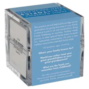 TableTopics Family Gathering - 135 Conversation Starter Question Cards for Family Parties & Reunions to Share Family Stories & Increase Bonding