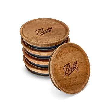 Ball® Wooden Jar Lids for Stylish Pantry Storage