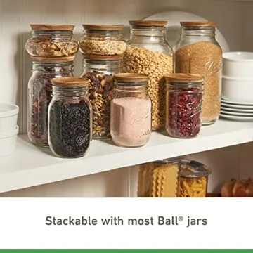 Ball® Wooden Jar Lids for Stylish Pantry Storage