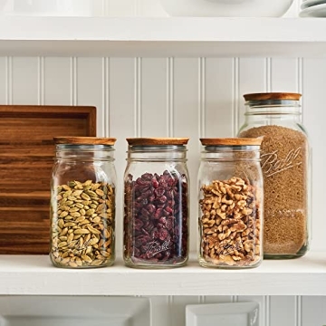 Ball® Wooden Jar Lids for Stylish Pantry Storage