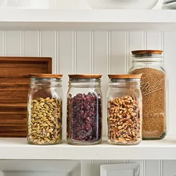 Ball® Wooden Jar Lids for Stylish Pantry Storage