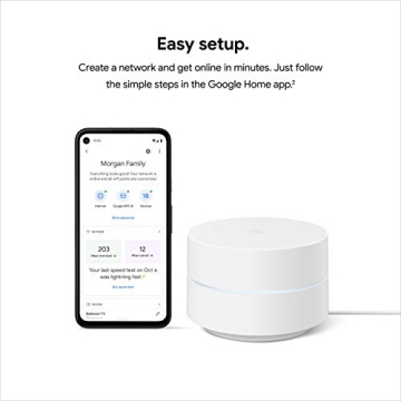 Google Wifi AC1200 Mesh System for 4500 Sq Ft Homes
