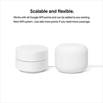 Google Wifi AC1200 Mesh System for 4500 Sq Ft Homes