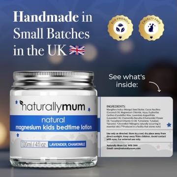 Naturally Mum Kids Magnesium Lotion - Sleep Solution for Kids