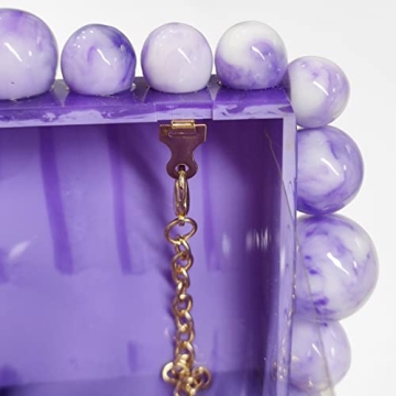 URAWOW Stylish Acrylic Evening Handbag for Parties