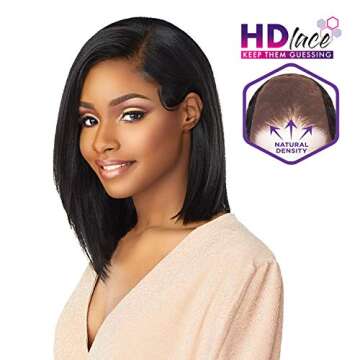 Sensationnel What lace 13x6 Wigs - tyrina lacefrontal hand tied glueless synthetic with natural dens...