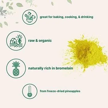 Organic Pineapple Powder, 8oz | Vegan & Non-GMO